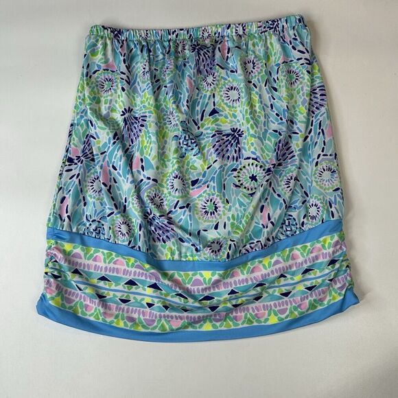 Lilly Pulitzer Women’s Large Ibiza Open Water Strapless Tube Bandeau Beachy - Picture 1 of 9